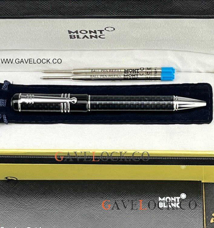 Clone Mont blanc Writers Edition Ballpoint Pen Black Carbon